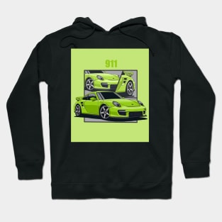 green porsche Hoodie